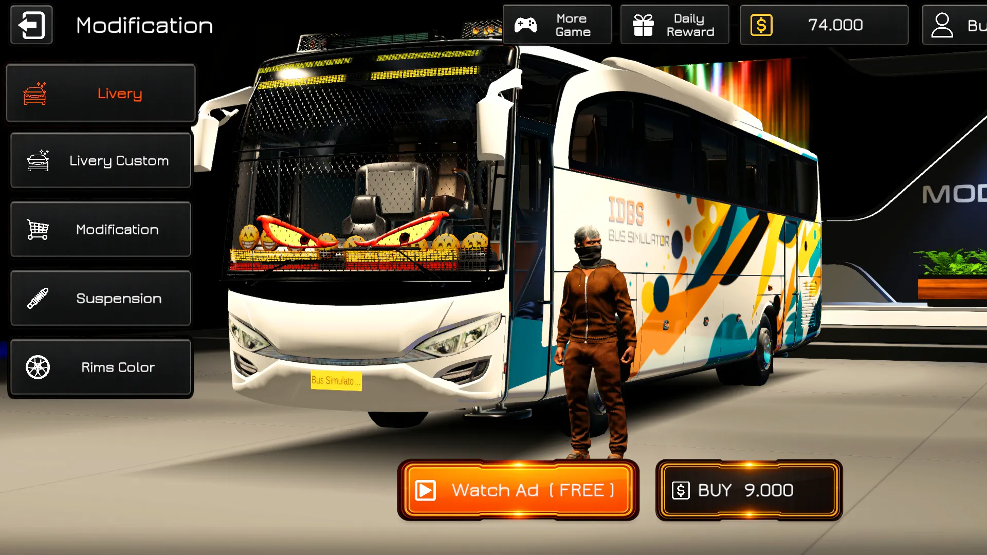 IDBS Bus Simulator v10.2 APK Мод (Много денег) Screenshot 2