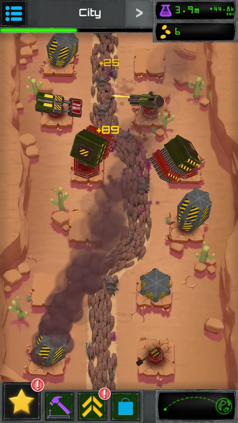 Turret Fusion Idle Clicker v1.8.1 APK Мод (Много денег) Screenshot 1 Turret Fusion Idle Clicker v1.8.1 APK Мод (Много денег) Screenshot 1