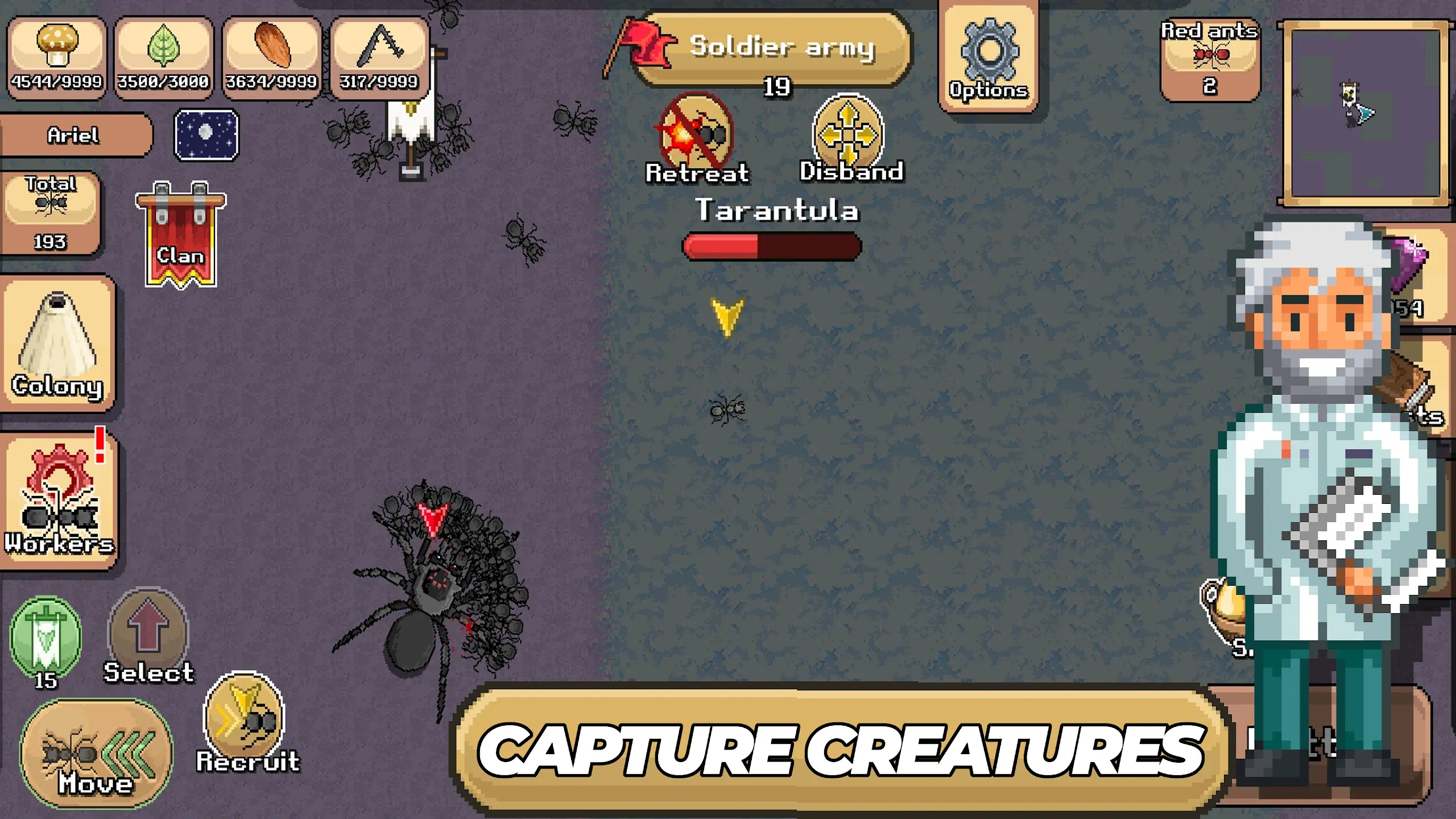 Pocket Ants: Симулятор Колонии v0.1125 APK Мод (Меню, Скорость) Screenshot 2