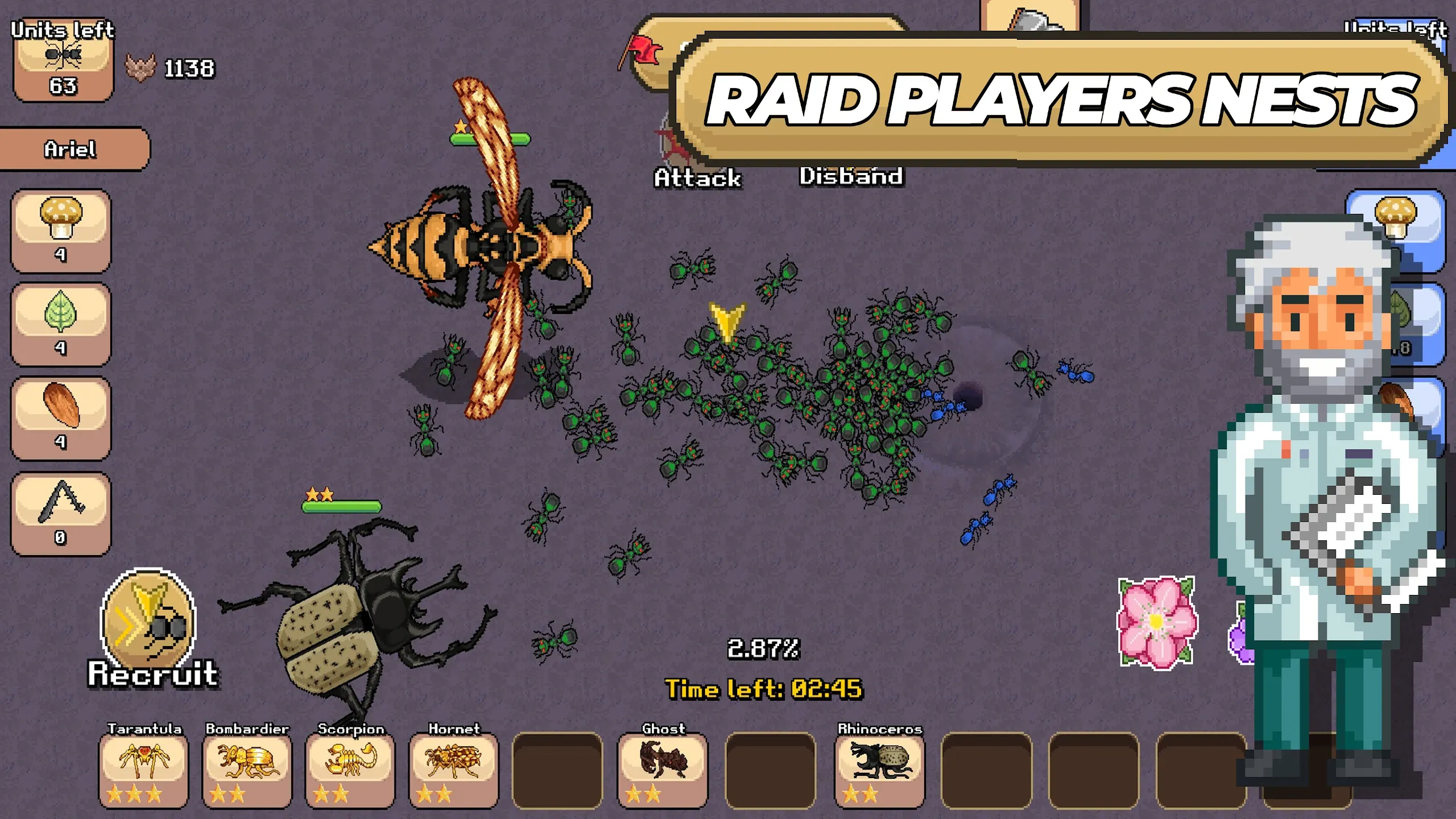 Pocket Ants: Симулятор Колонии v0.1125 APK Мод (Меню, Скорость) Screenshot 4