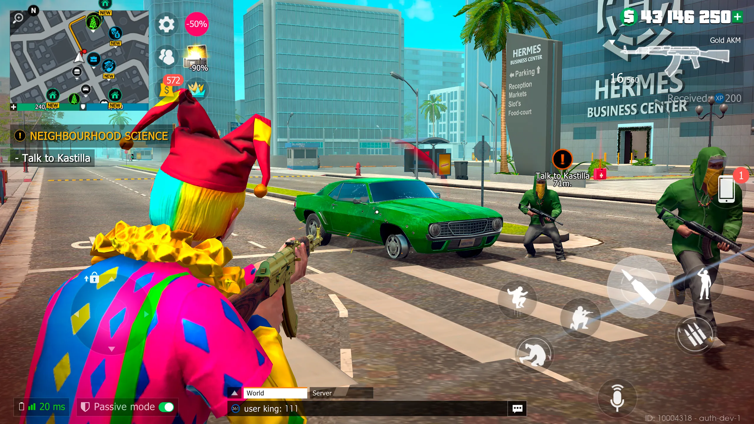 Grand Criminal Online v1.7.7 APK Мод (Много денег) Screenshot 1