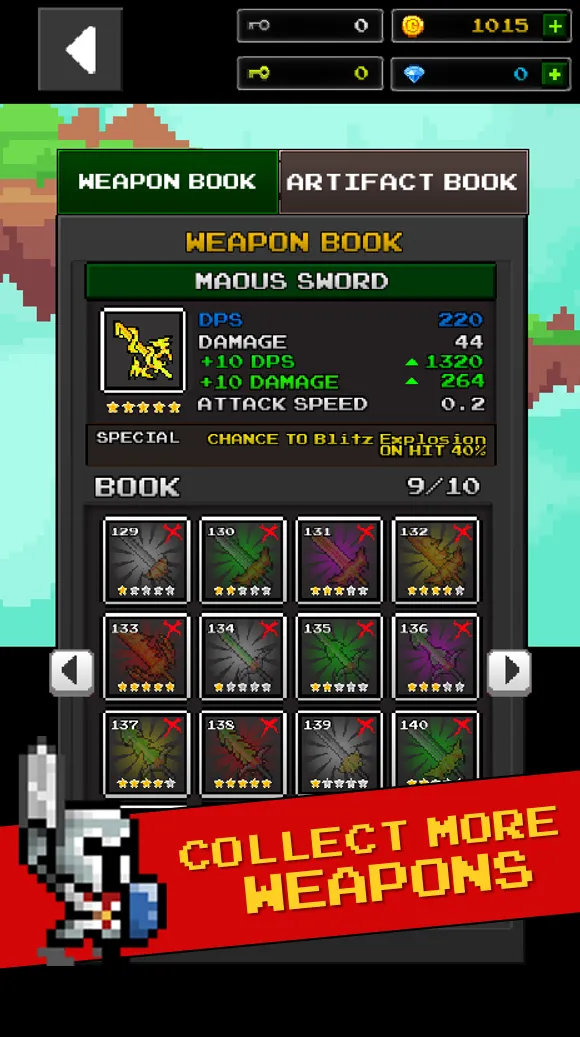 Grow Dungeon Hero VIP v12.6.0 APK Мод (Меню, Один удар, Много денег) Screenshot 5