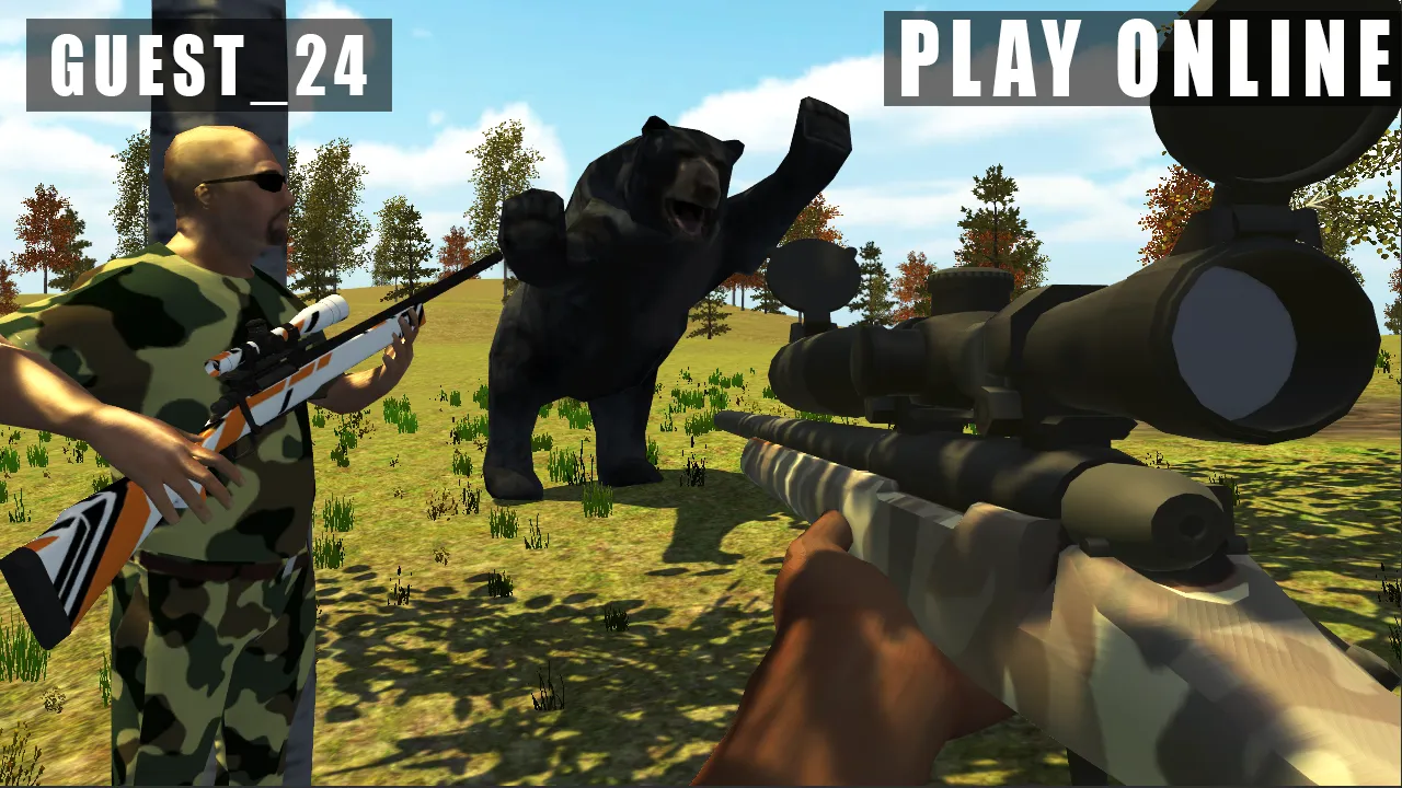 Hunting Online [мод: много денег] Screenshot 3