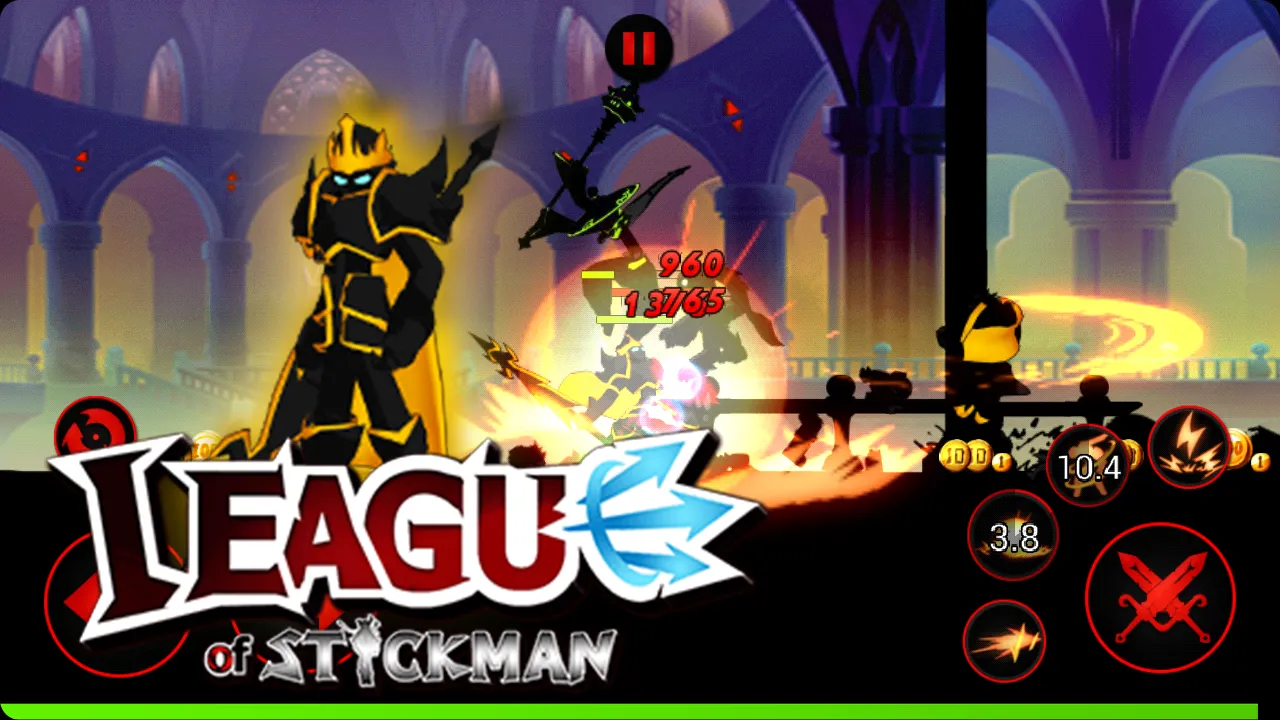 League of Stickman Free – Shadow legends (Dreamsky) [мод: много денег] Screenshot 2