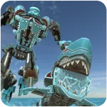 Скачать Robot Shark 2 Мод (Много денег) на Андроид