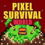 Скачать Pixel Survival World [мод: много денег] на Андроид
