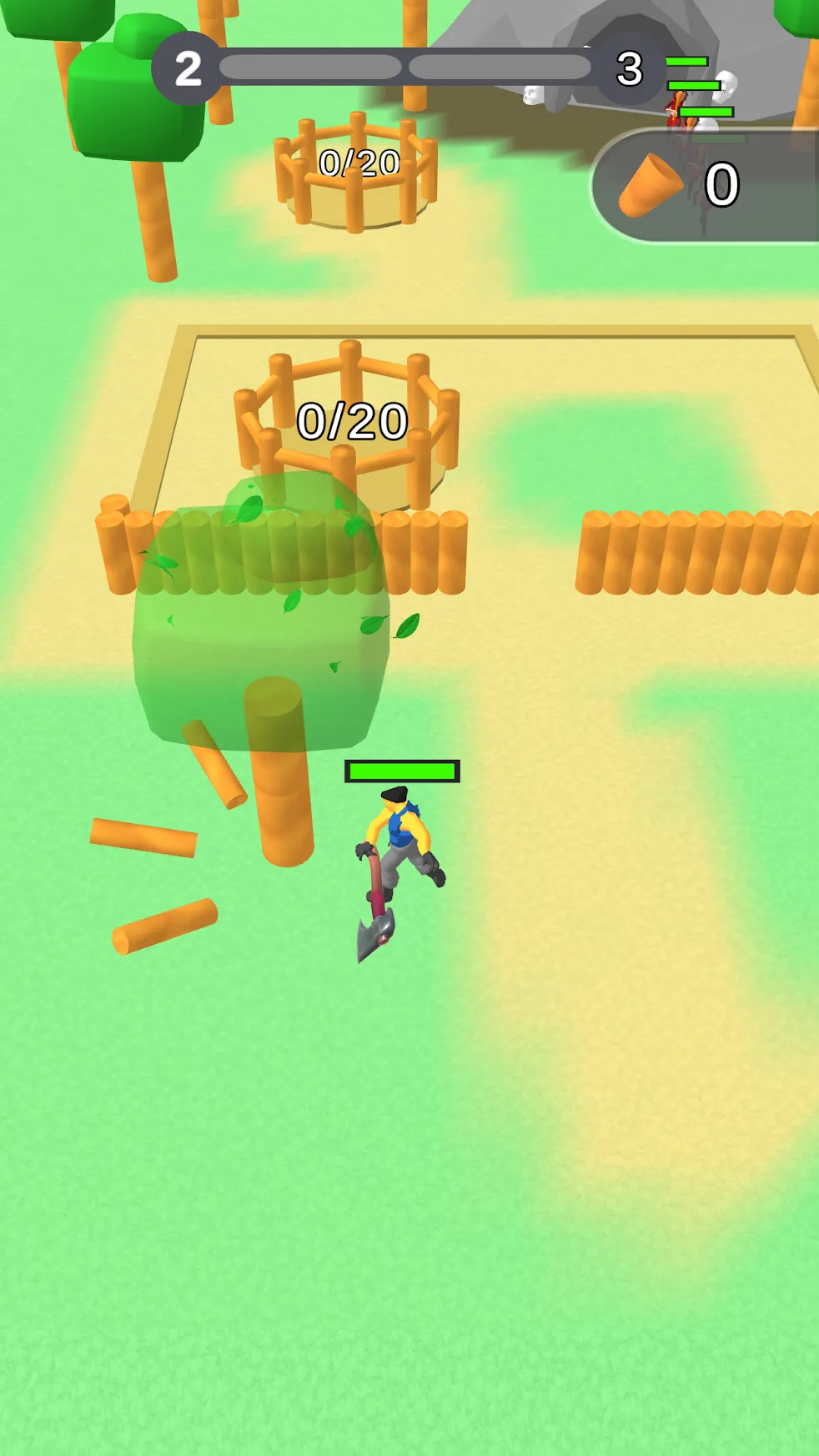 Lumbercraft [мод: много денег] Screenshot 1
