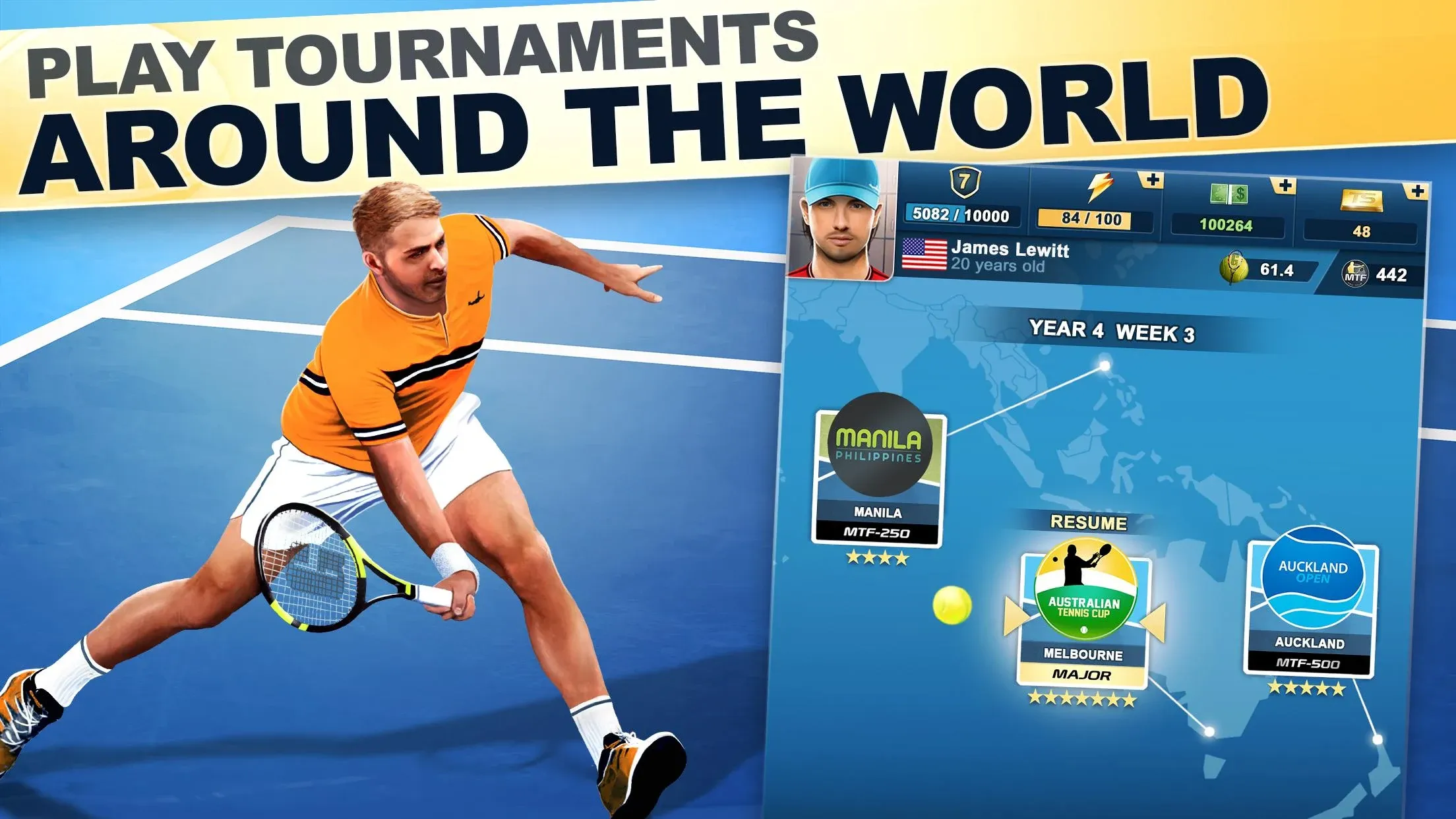 TOP SEED Tennis Manager 2026 v2.74.1 APK Мод (Много денег) Screenshot 1 TOP SEED Tennis Manager 2026 v2.74.1 APK Мод (Много денег) Screenshot 1