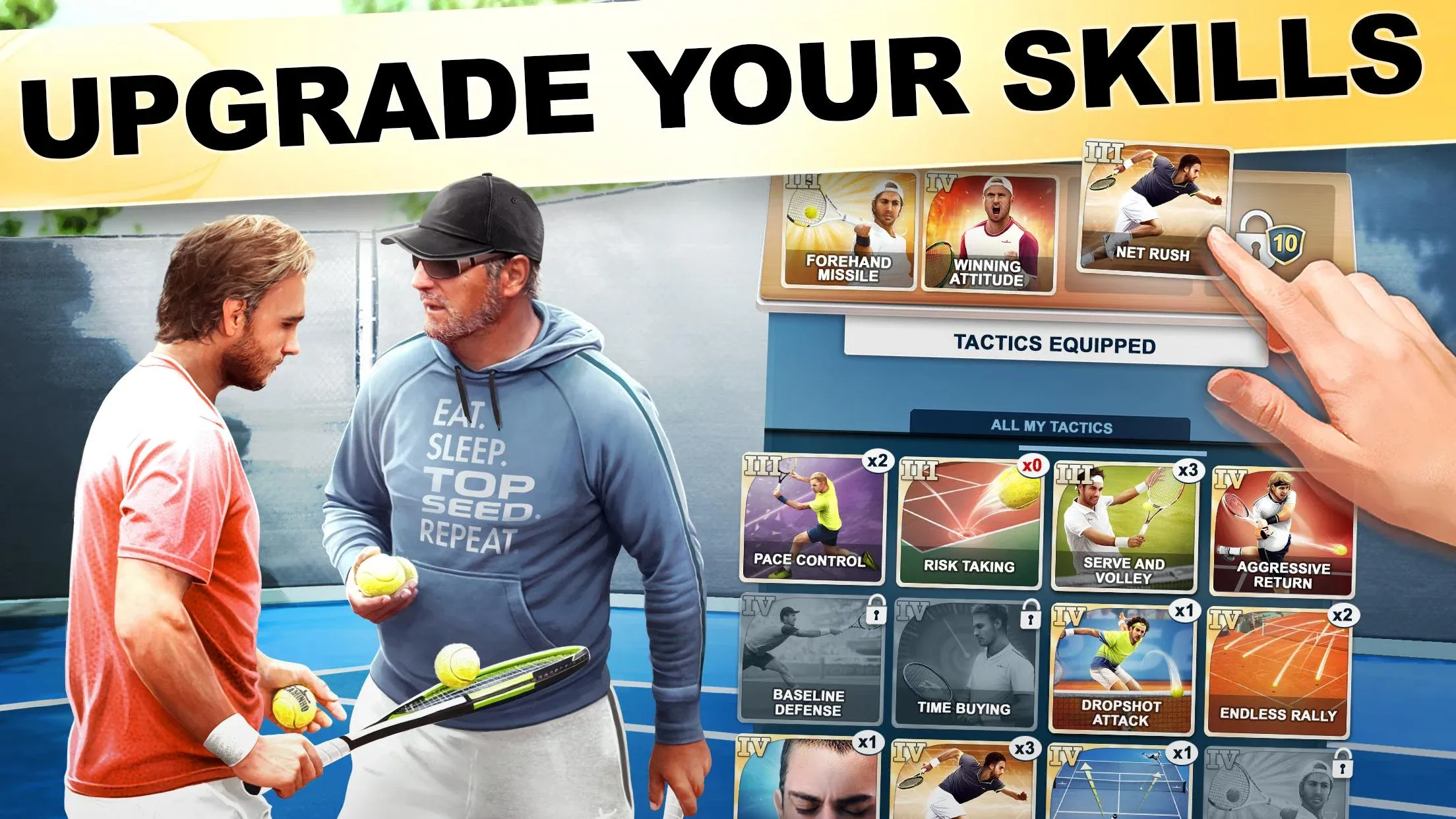 TOP SEED Tennis Manager 2026 v2.74.1 APK Мод (Много денег) Screenshot 2 TOP SEED Tennis Manager 2026 v2.74.1 APK Мод (Много денег) Screenshot 2
