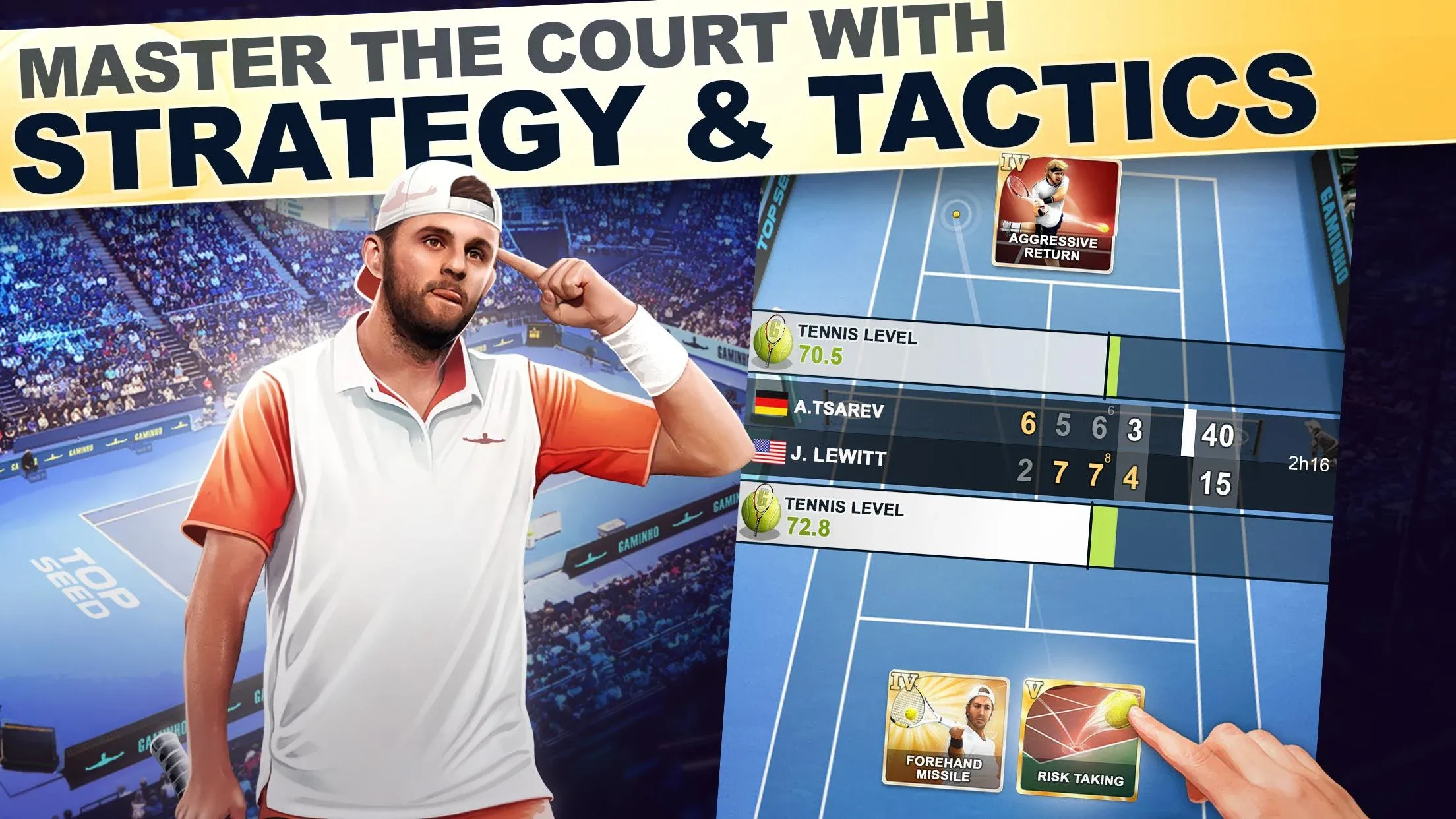 TOP SEED Tennis Manager 2026 v2.74.1 APK Мод (Много денег) Screenshot 3 TOP SEED Tennis Manager 2026 v2.74.1 APK Мод (Много денег) Screenshot 3