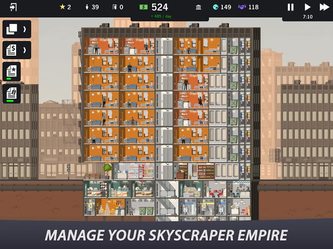 Project Highrise v1.0.19 APK Мод (Полная версия) Screenshot 1