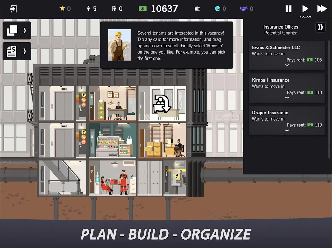 Project Highrise v1.0.19 APK Мод (Полная версия) Screenshot 2