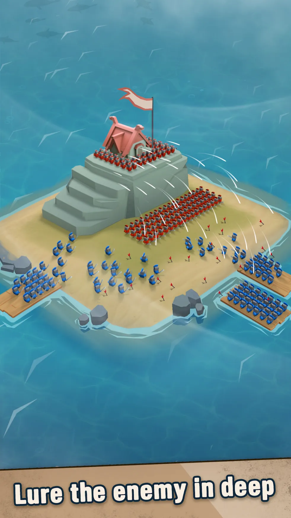 Island War [мод: множитель скорости] Screenshot 2