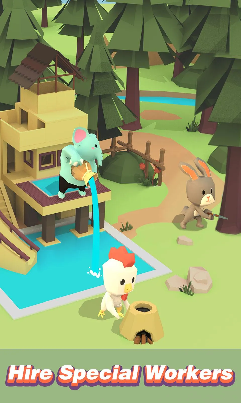 Idle Island: Build and Survive [мод: много денег] Screenshot 2