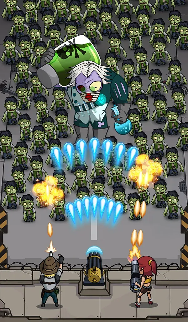 Zombie War Idle Defense v359 APK Мод (Меню, Много денег) Screenshot 3 Zombie War Idle Defense v359 APK Мод (Меню, Много денег) Screenshot 3