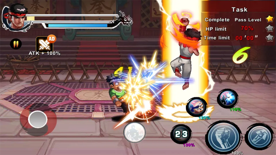 Street Fighting Man – Kung Fu Attack 5 [мод: много денег] Screenshot 1