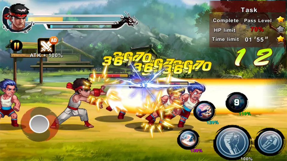 Street Fighting Man – Kung Fu Attack 5 [мод: много денег] Screenshot 2