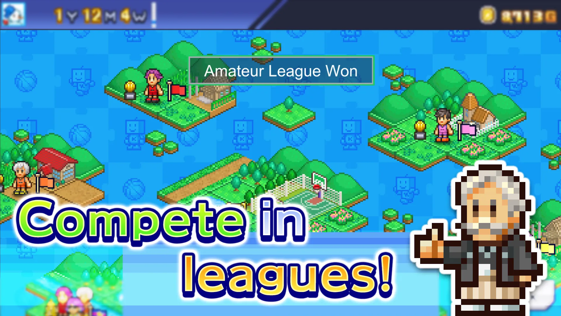 Basketball Club Story v1.4.7 APK Мод (Много денег) Screenshot 2 Basketball Club Story v1.4.7 APK Мод (Много денег) Screenshot 2
