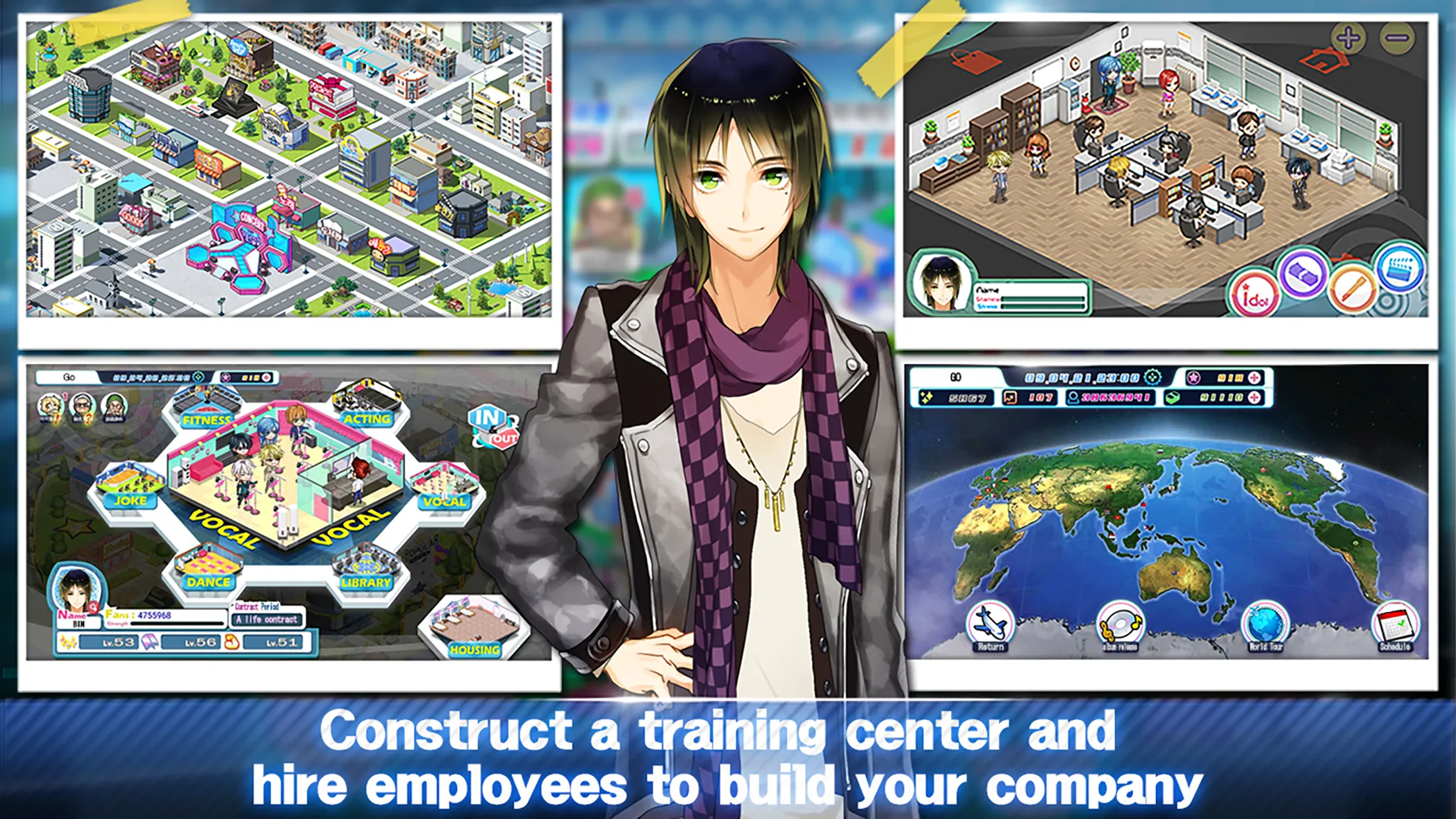 Boy Band: K-POP IDOL [мод: много денег] Screenshot 1