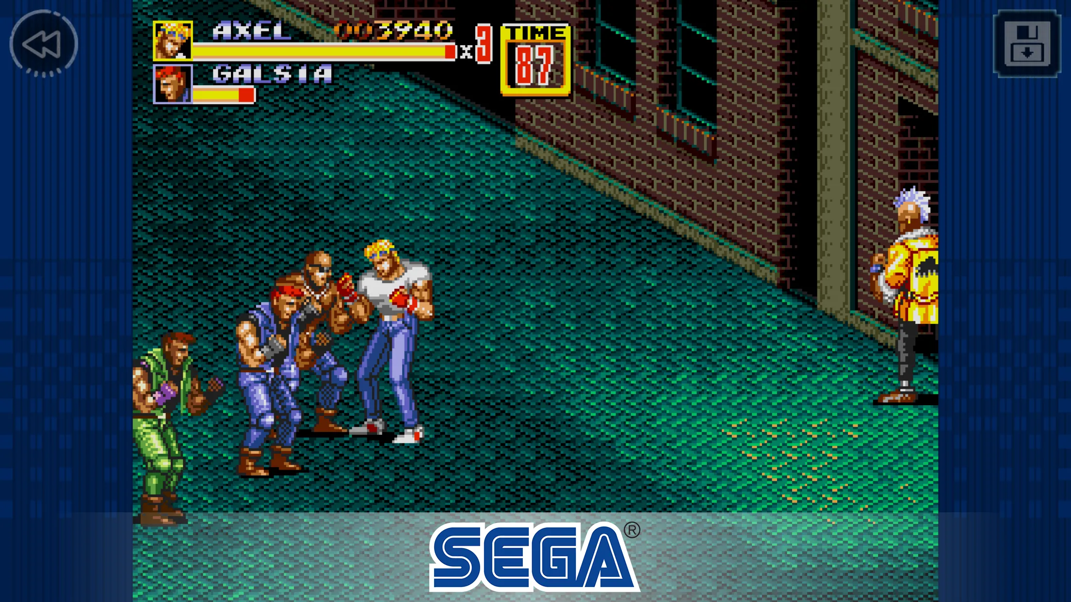 Streets of Rage 2 Classic v8.0.0 APK Мод (Всё открыто) Screenshot 1