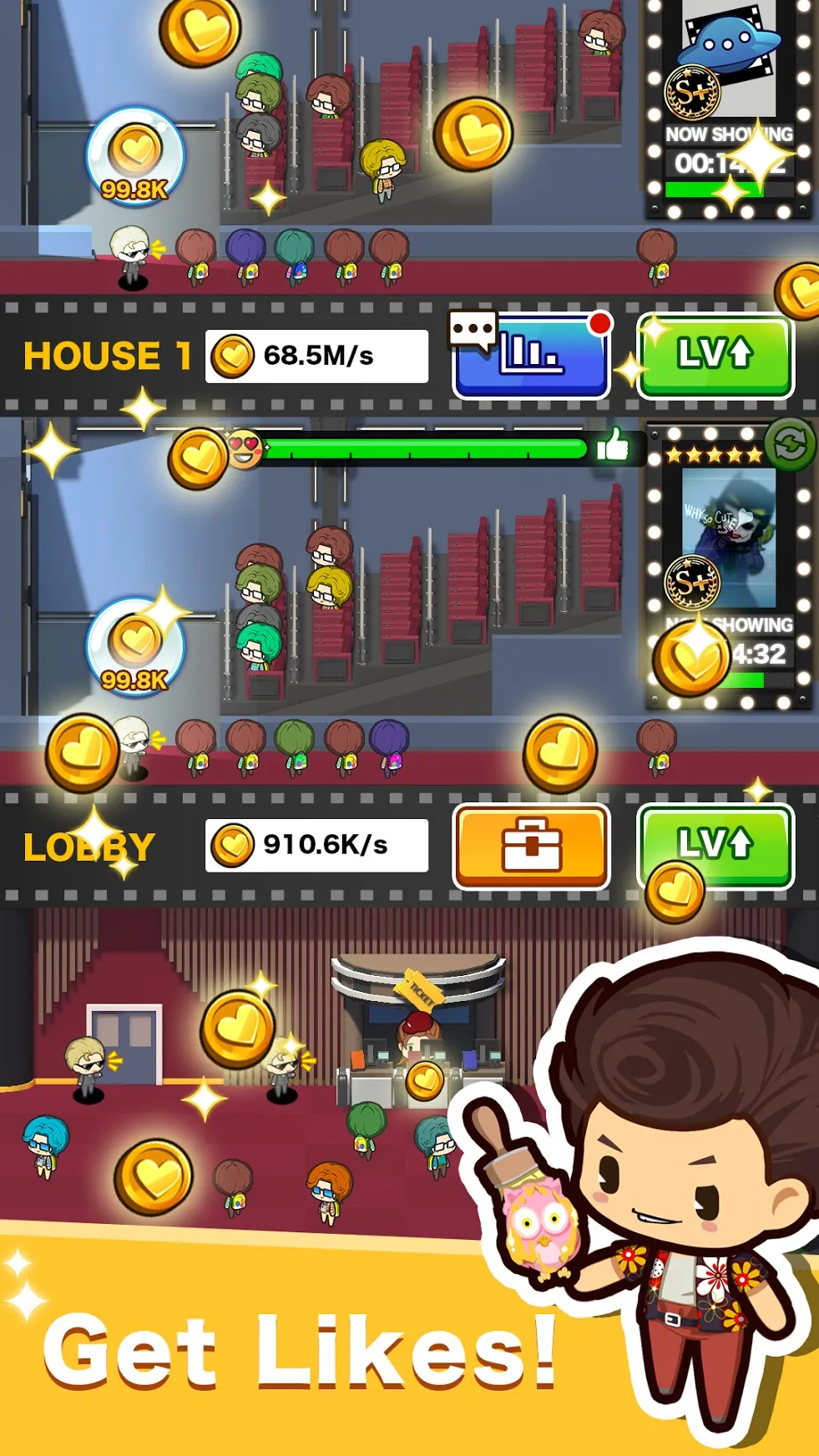 ldle Hollywood Tycoon [мод: много денег] Screenshot 5