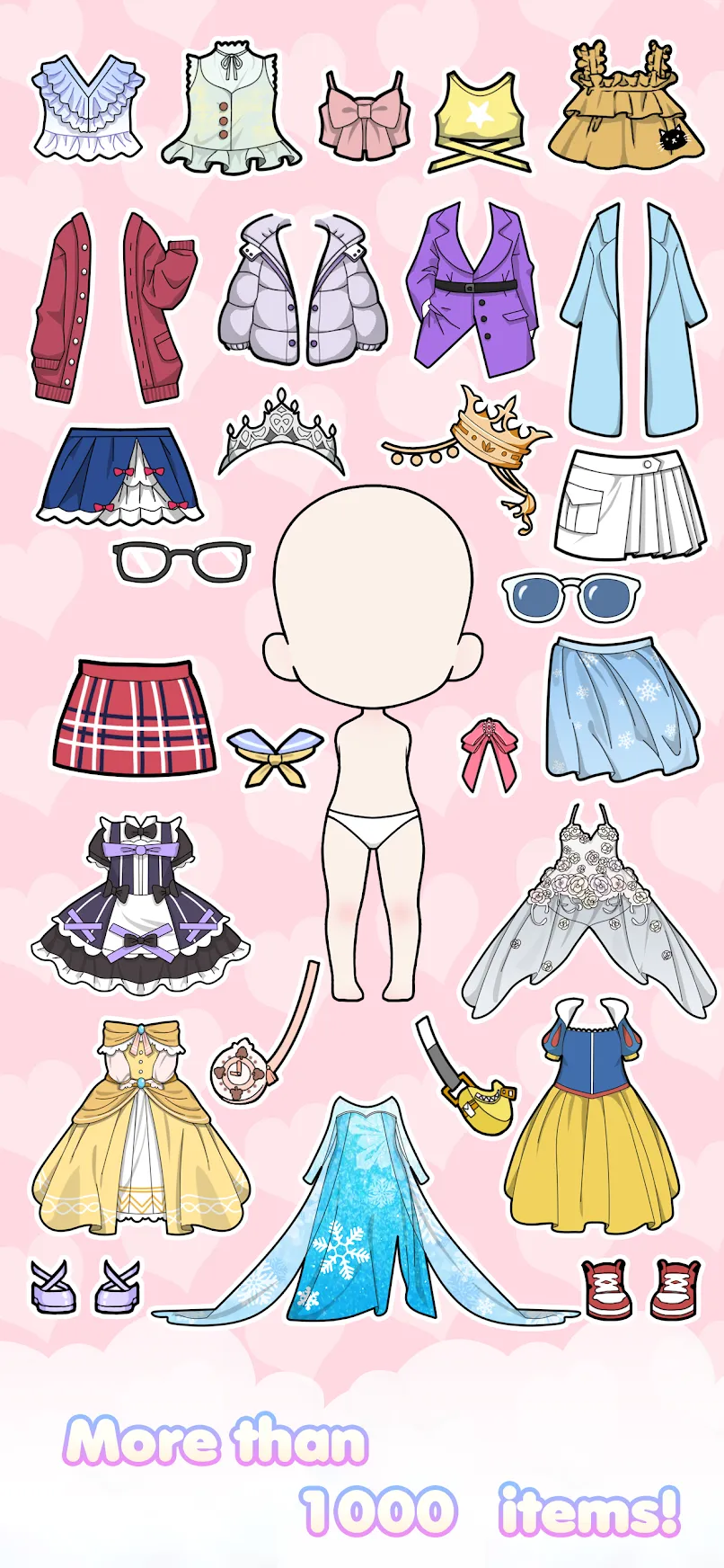 Vlinder Doll: Dress up games [мод: бесплатные покупки] Screenshot 3