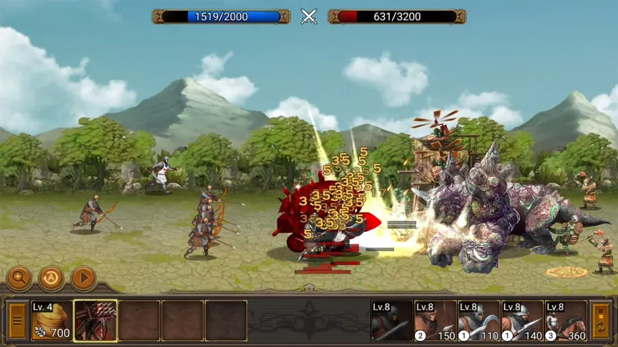Kingdom Wars 2 v6.1.7 APK Мод (Много денег) Screenshot 1