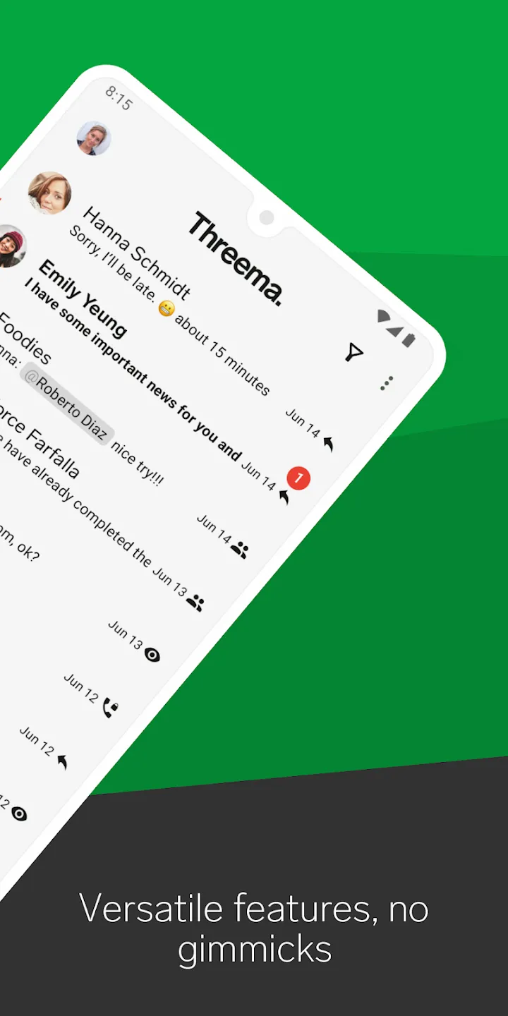 Threema. Безопасный мессенджер v5.8.0 APK Screenshot 2