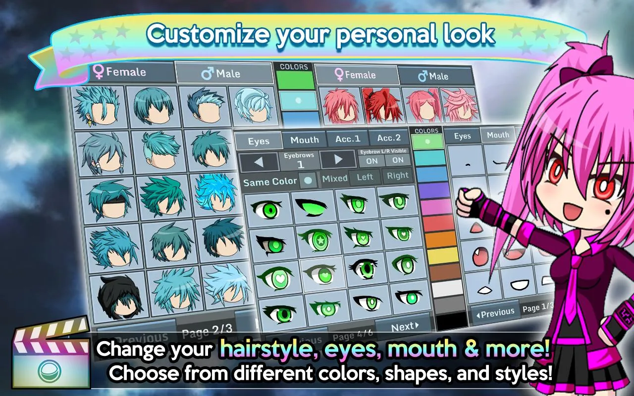 Gacha Studio (Anime Dress Up) [мод: много денег] Screenshot 4