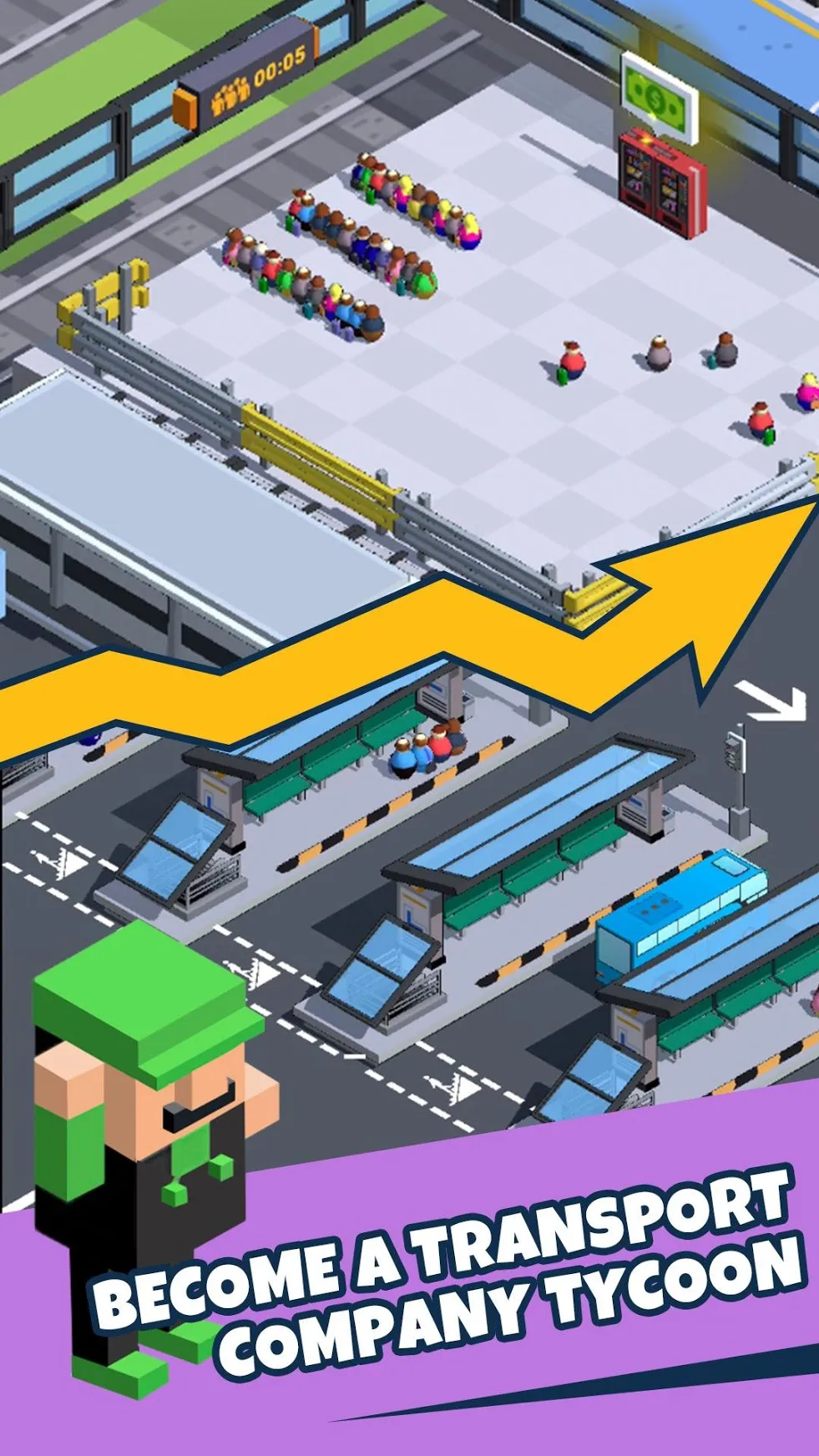Traffic Empire Tycoon [мод: много денег] Screenshot 2
