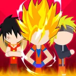 Скачать Super Stick Fight AllStar Hero [мод: много денег] на Андроид