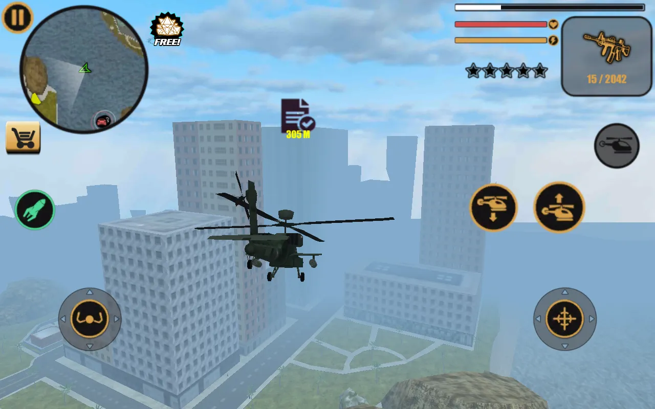Miami crime simulator v3.3.1 APK Мод (Много навыков) Screenshot 3