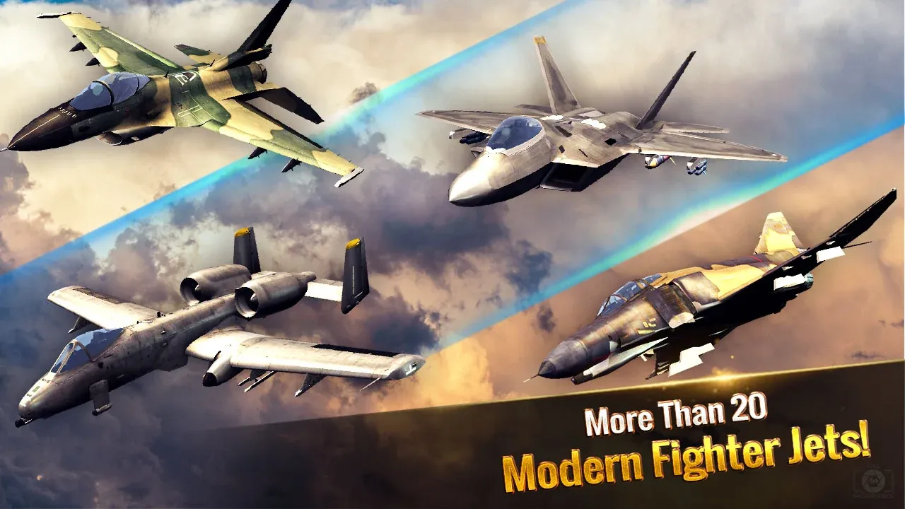 Ace Fighter: Modern Air Combat v2.747 APK Мод (Много денег) Screenshot 3