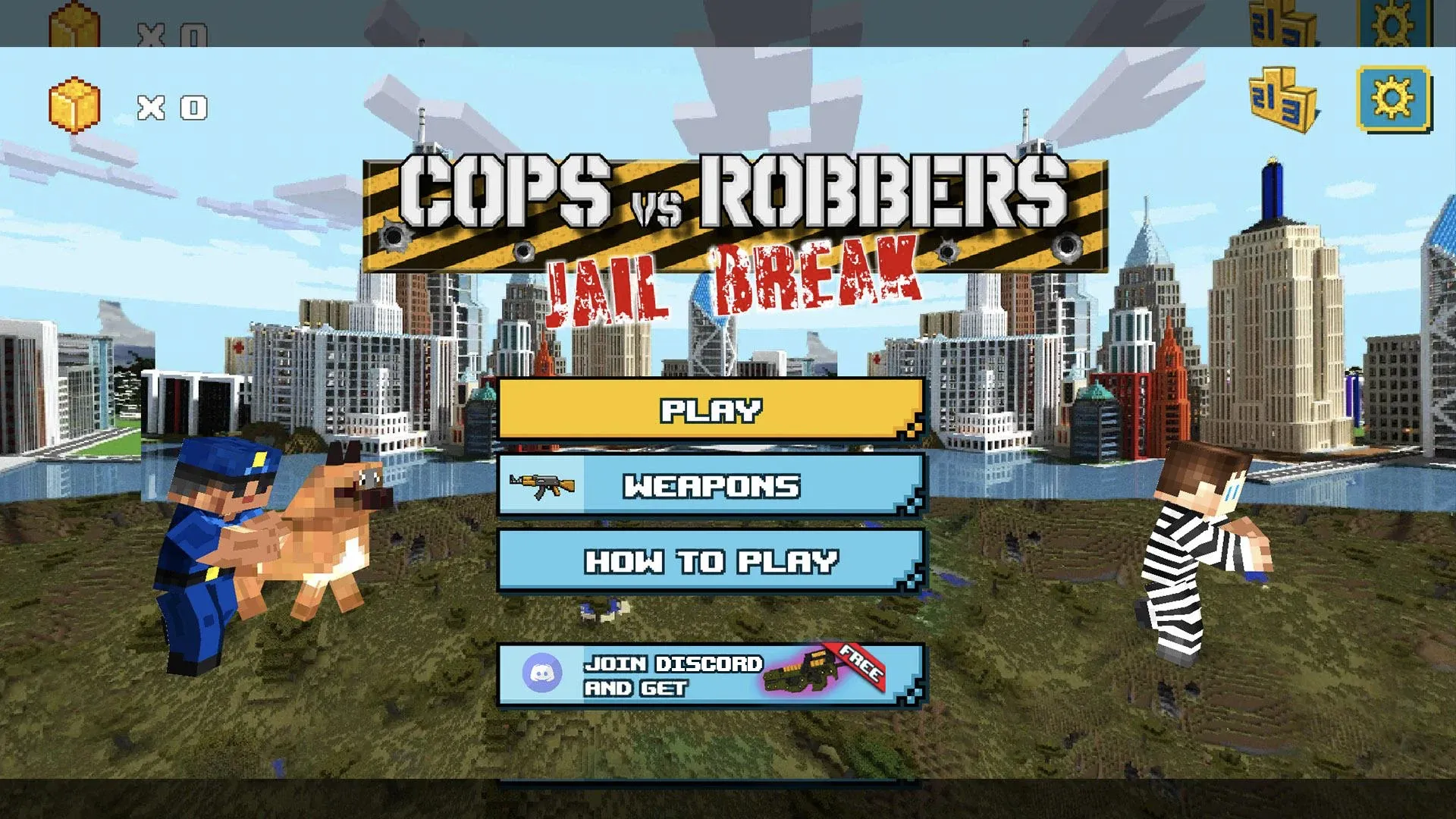 Cops Vs Robbers: Jailbreak v1.156 APK Мод (Режим бога) Screenshot 1