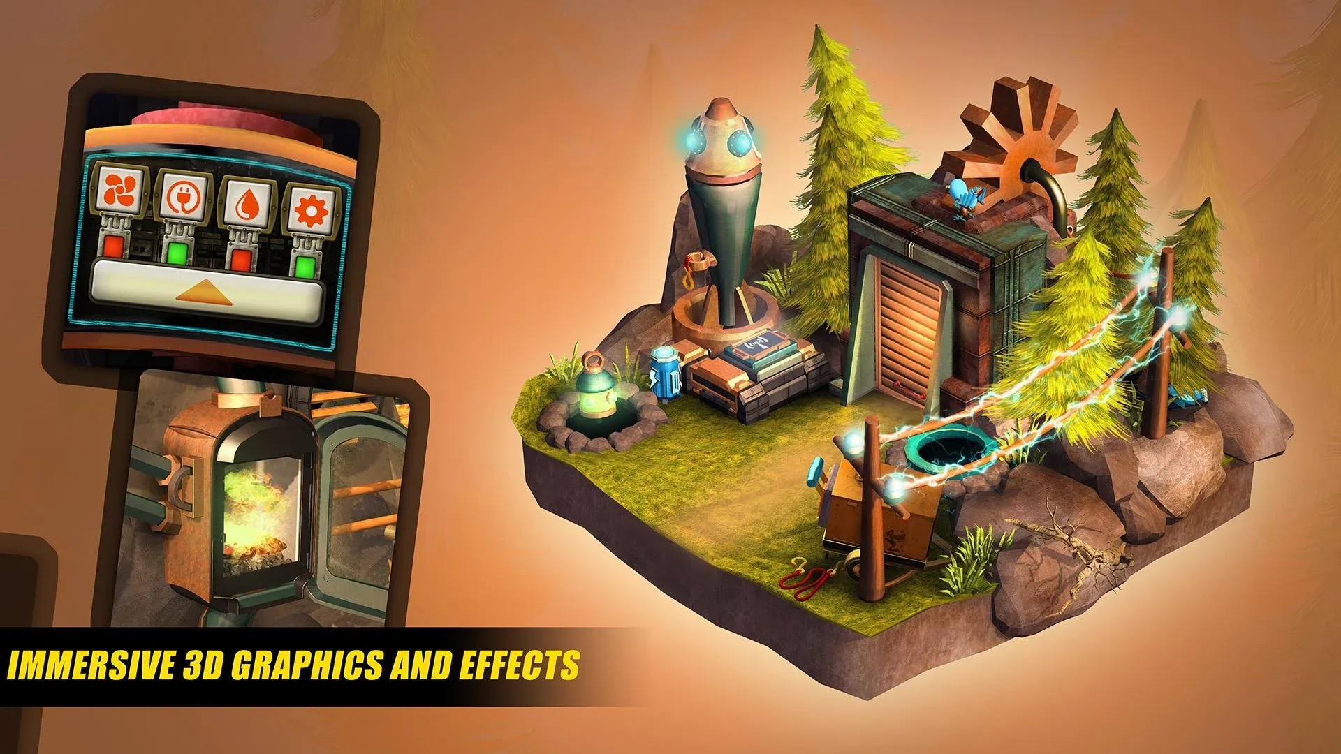 Tiny Robots Recharged v1.74 APK Мод (Бесплатные покупки) Screenshot 1