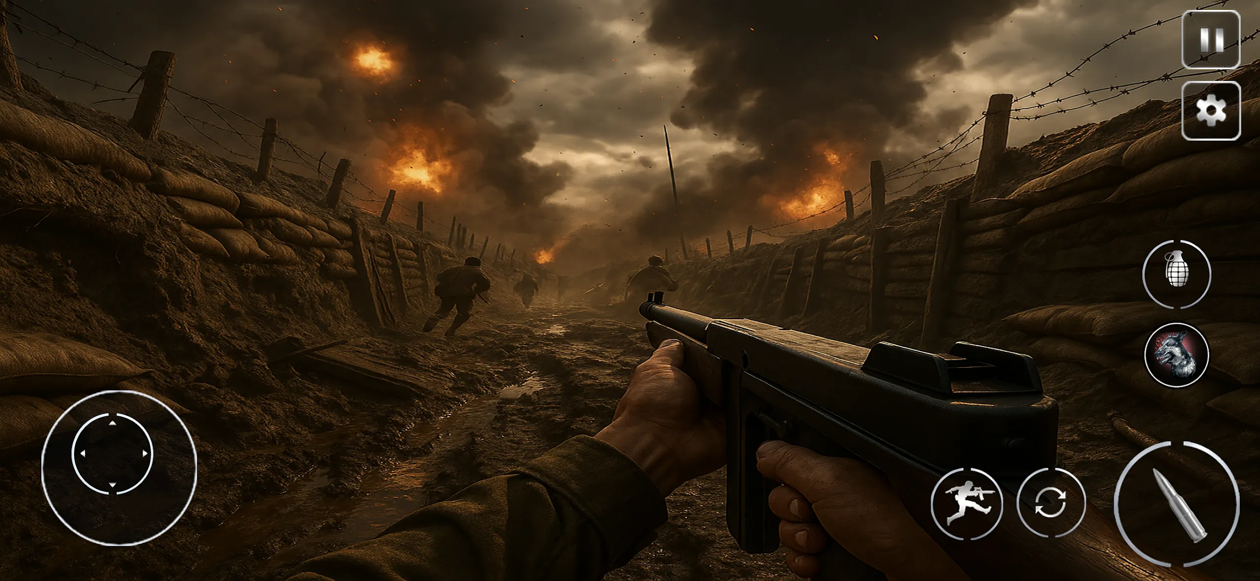 Вызов мужества: Мировая война v1.0.108 APK Мод (Бесконечные боеприпасы) Screenshot 5