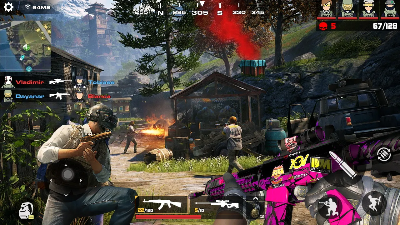 Modern Strike: Multiplayer FPS v1.0.11.70 APK Мод (Меню, Режим бога, Много денег) Screenshot 5