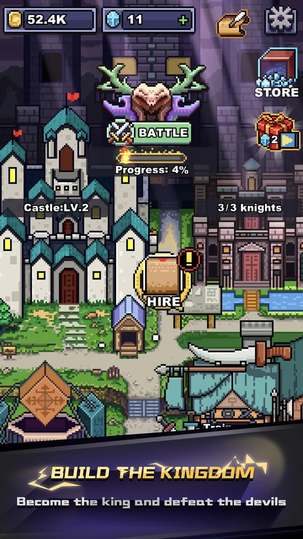 Infinite Knights – Turn-Based RPG [мод: много денег] Screenshot 2