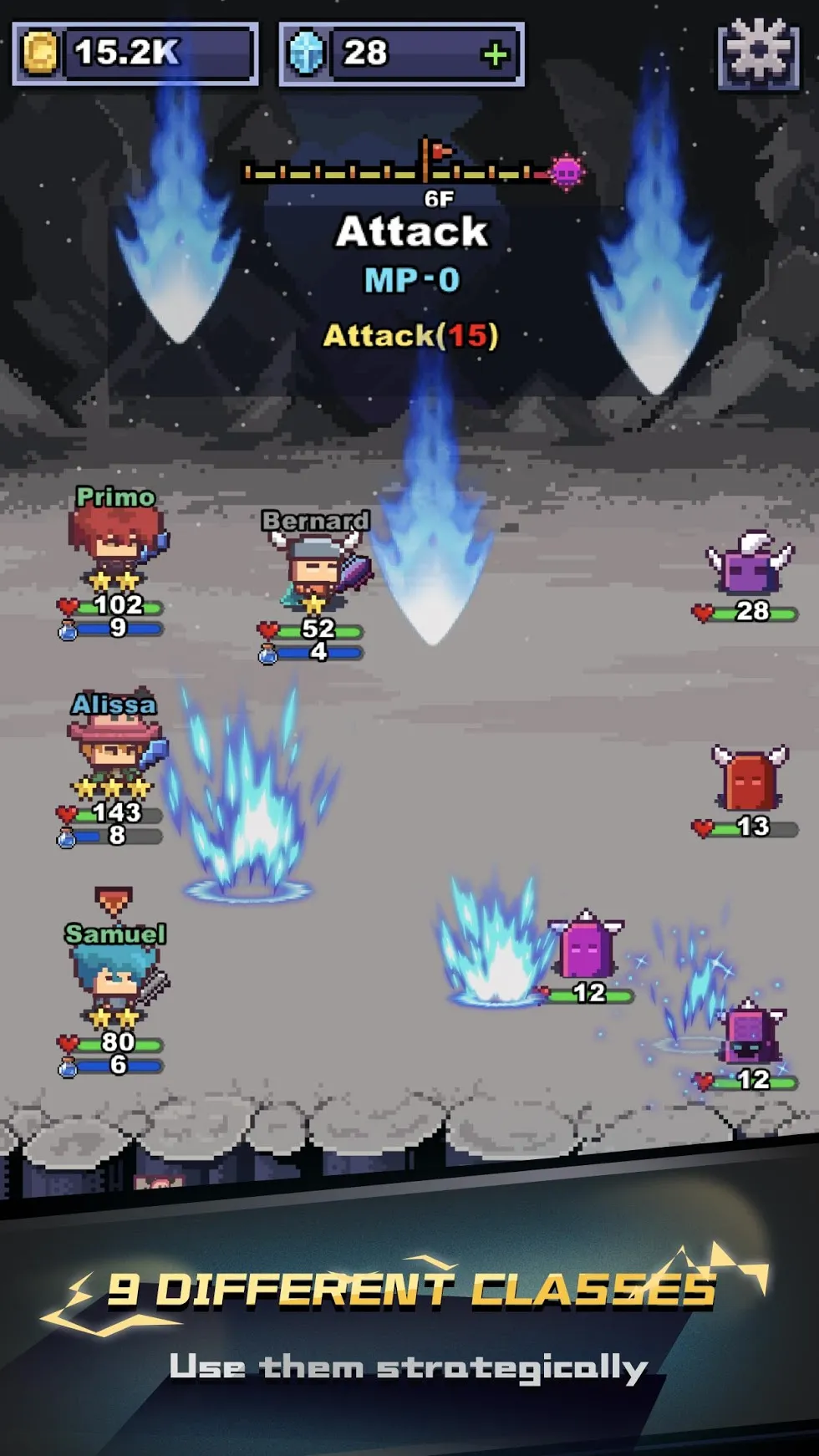Infinite Knights – Turn-Based RPG [мод: много денег] Screenshot 3