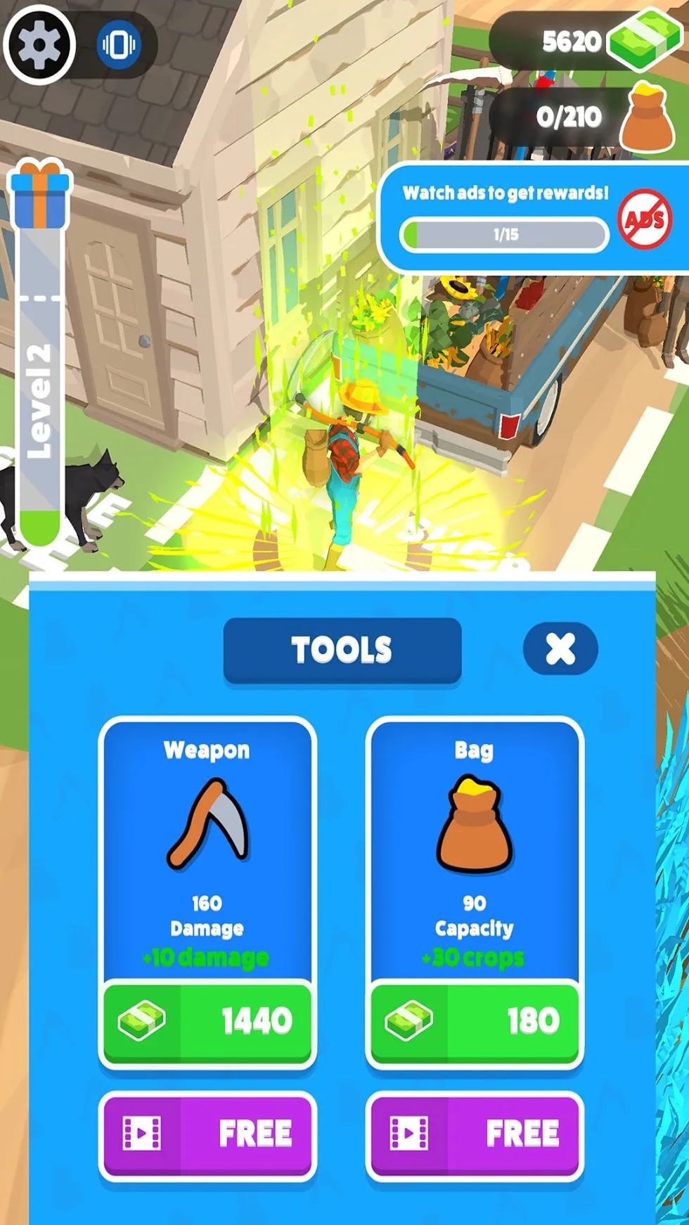 Harvest it – управление собственной фермой [мод: бесплатные покупки] Screenshot 2