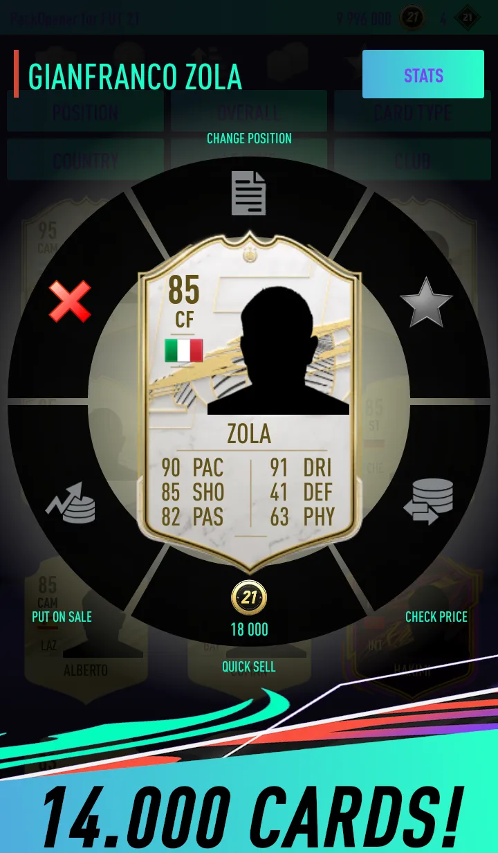 Pack Opener for FUT 21 [мод: много денег] Screenshot 4