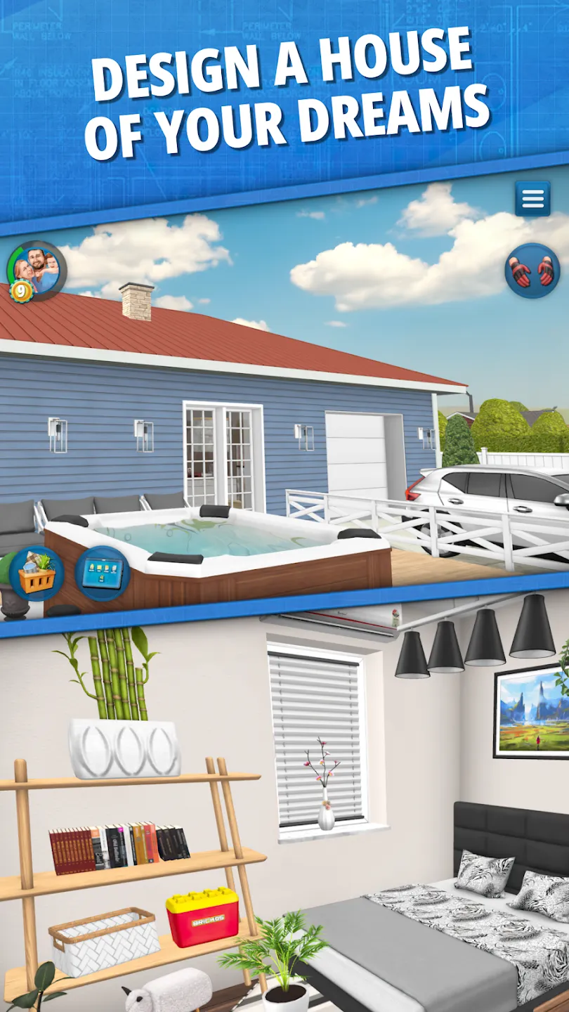 House Flipper: Дизайн дома v1.660 APK Мод (Много денег) Screenshot 1