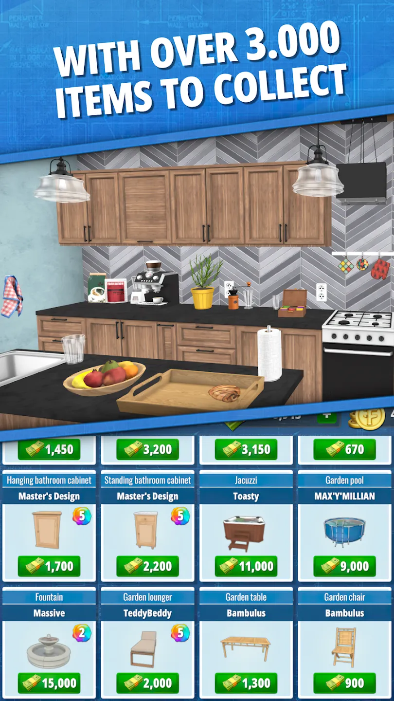 House Flipper: Дизайн дома v1.660 APK Мод (Много денег) Screenshot 2