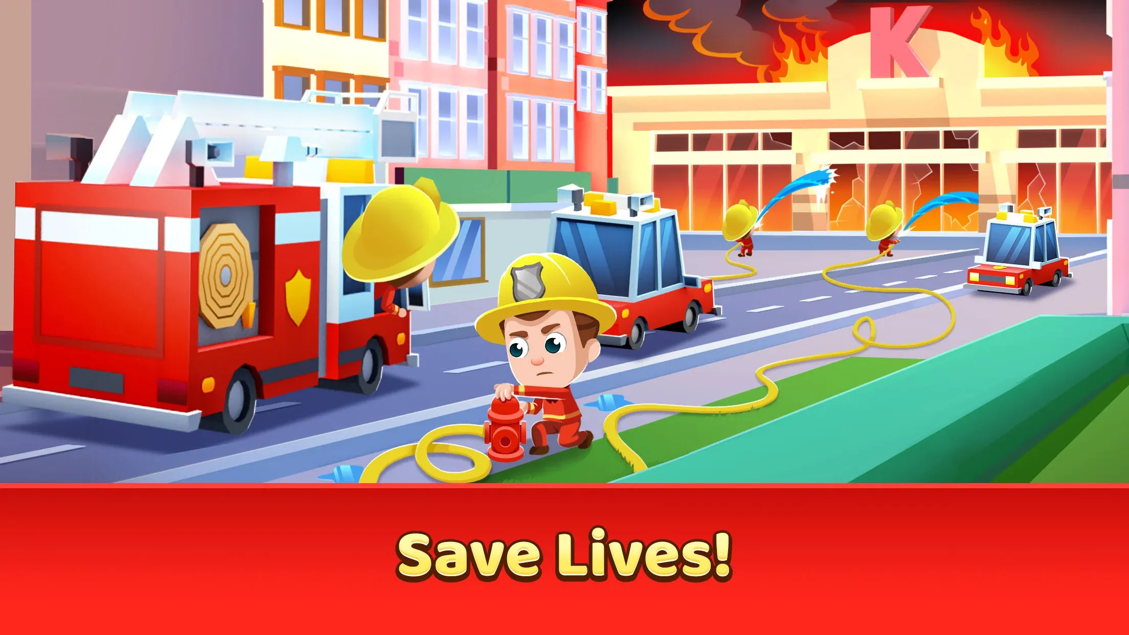 Idle Firefighter Tycoon v1.66.0 APK Мод (Много денег) Screenshot 3
