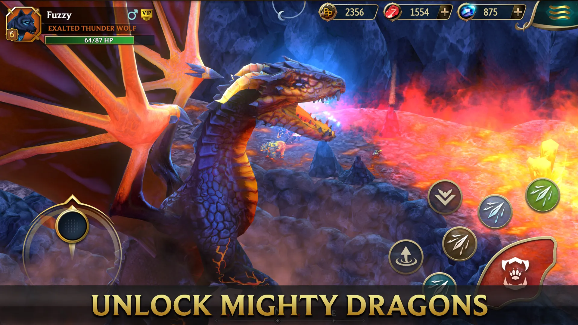 Wolf Tales - Wild Animal Sim v300418 APK Мод (Меню, Скиллы без кулдауна) Screenshot 4