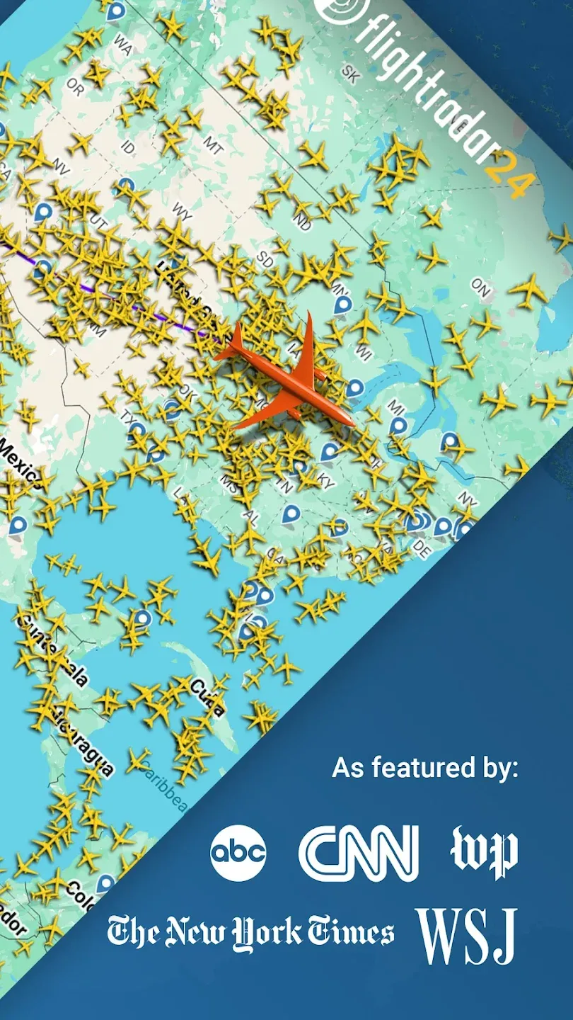 Flightradar24 трекер полетов v11.4.0 APK Мод (Всё открыто, Premium) Screenshot 2