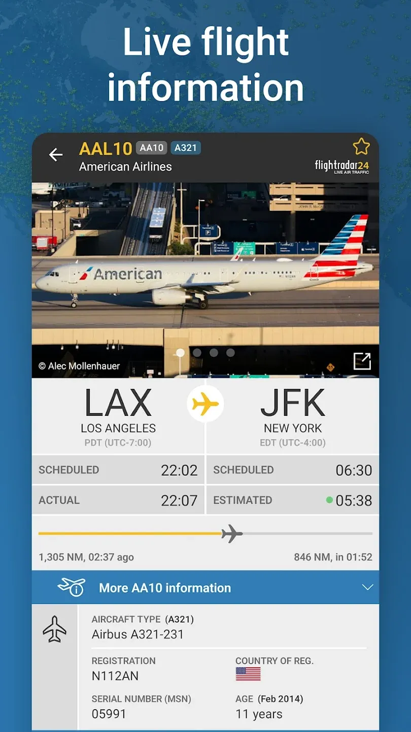 Flightradar24 трекер полетов v11.4.0 APK Мод (Всё открыто, Premium) Screenshot 4