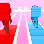 Скачать Bridge Race [мод: много денег] на Андроид