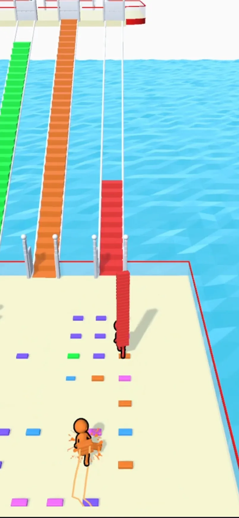 Bridge Race [мод: много денег] Screenshot 2