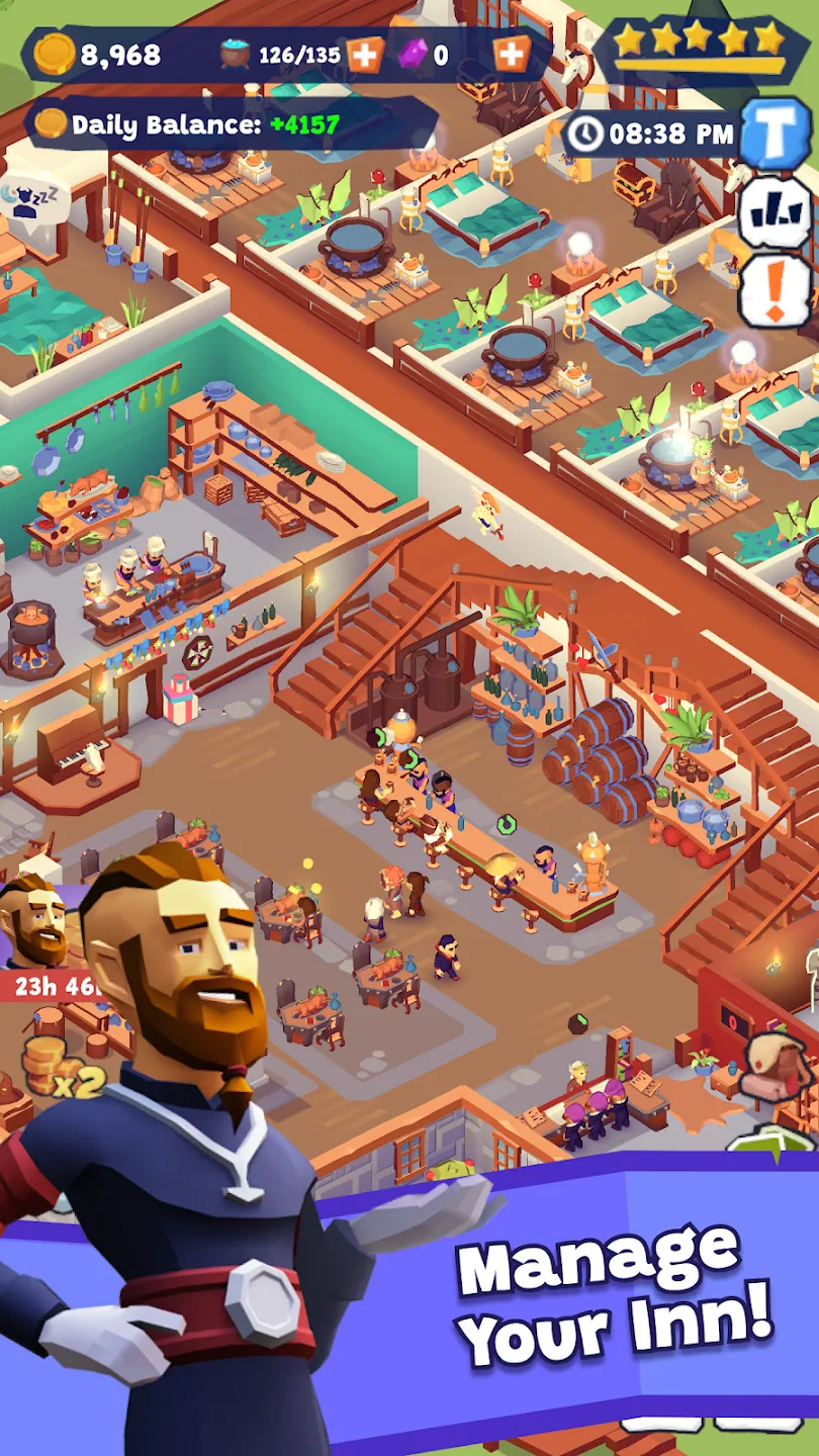 Idle Inn Empire: Hotel Tycoon v2.9.13 APK Мод (Много денег) Screenshot 1 Idle Inn Empire: Hotel Tycoon v2.9.13 APK Мод (Много денег) Screenshot 1